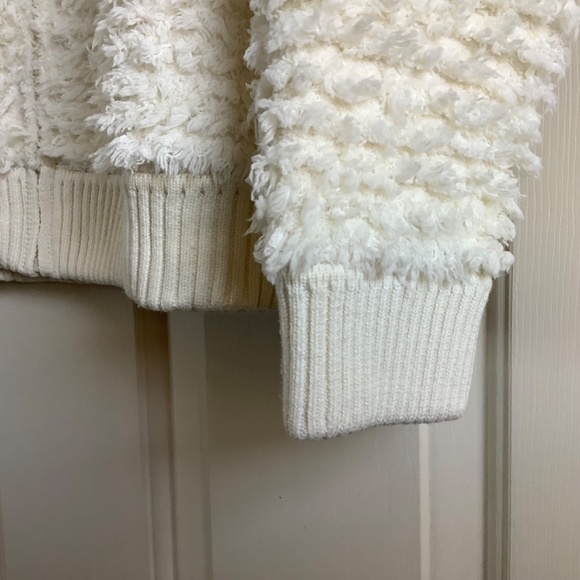 Barefoot Dreams CozyChic Fringe Loop Jacket Cream SZ XL - Picture 12 of 16